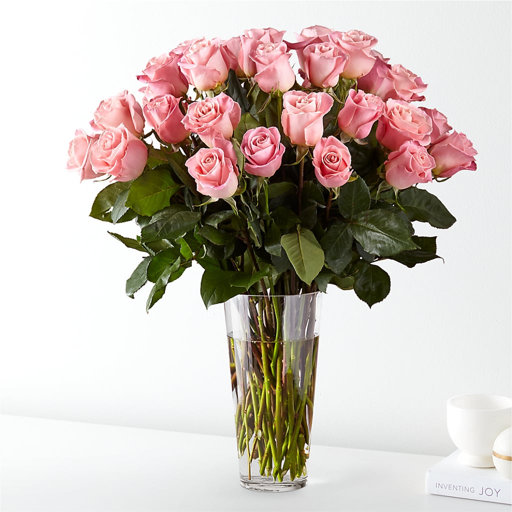 Long Stem Pink Rose Bouquet – My Florist, Calgary AB