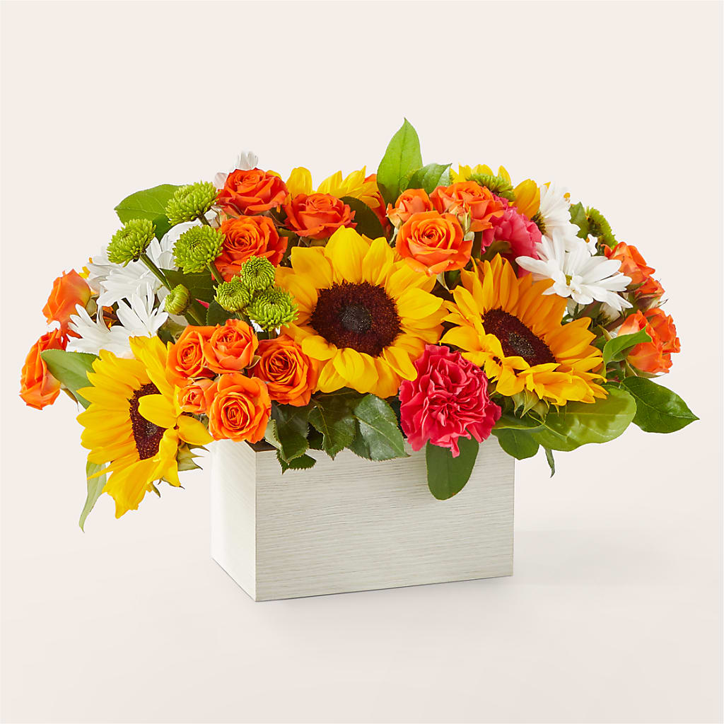 Sun-drenched Blooms Box Bouquet – My Florist, Calgary AB