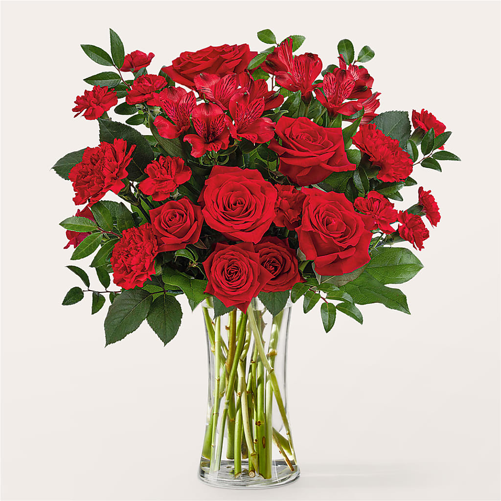Brilliant Ruby Bouquet – My Florist, Calgary AB