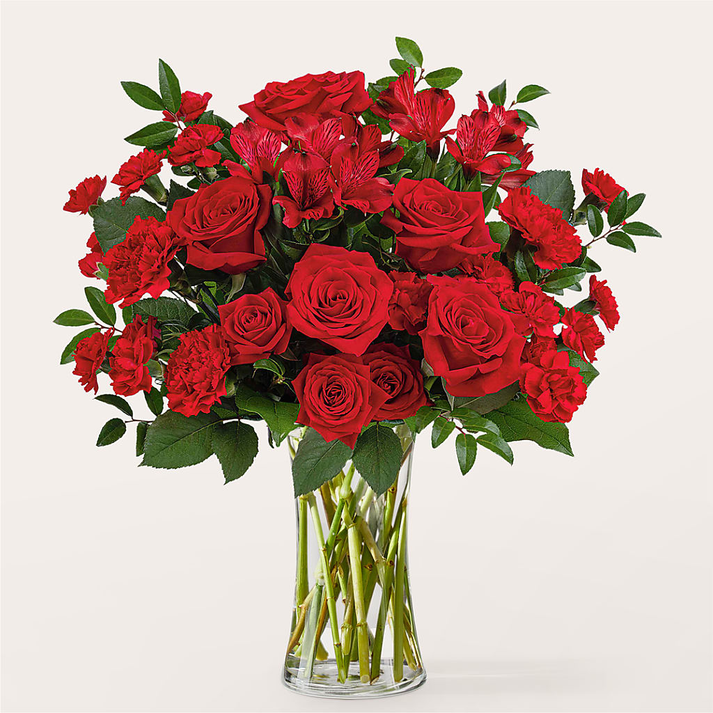 Brilliant Ruby Bouquet – My Florist, Calgary AB