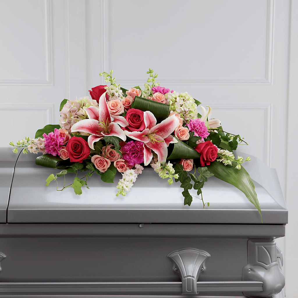 Splendid Grace Casket Spray – My Florist, Calgary AB