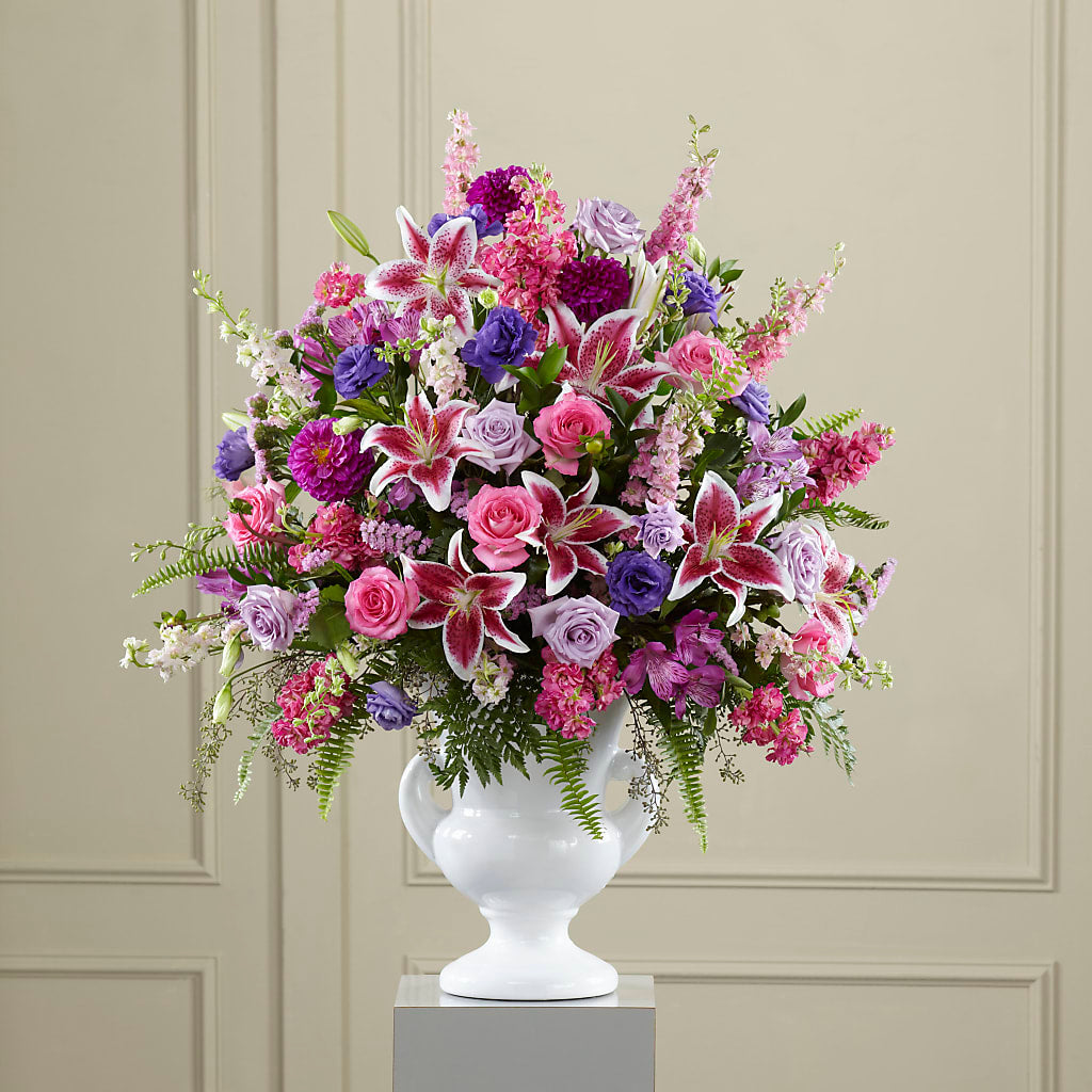 Peaceful Tribute Arrangement – My Florist, Calgary AB