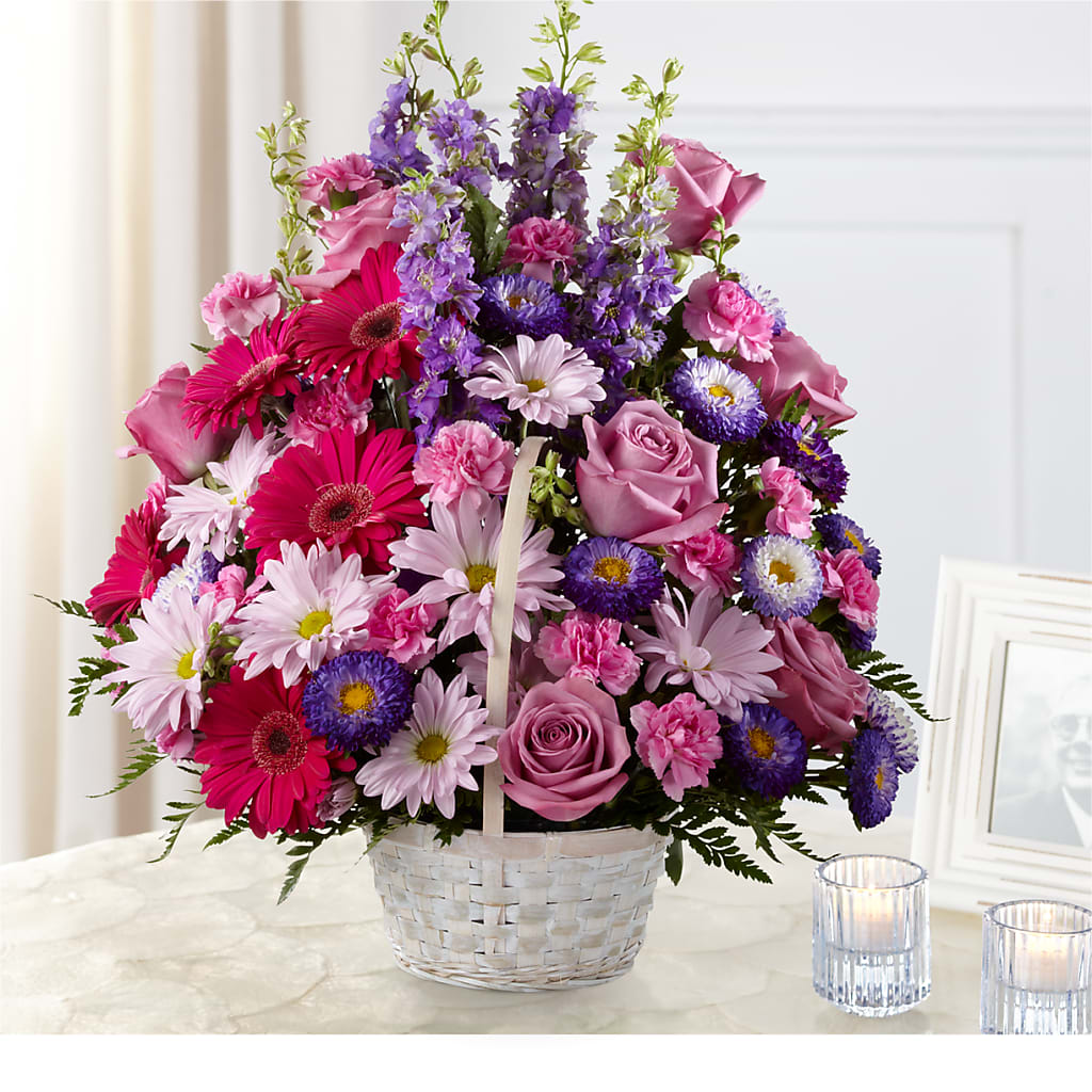 Pastel Peace Basket – My Florist, Calgary AB