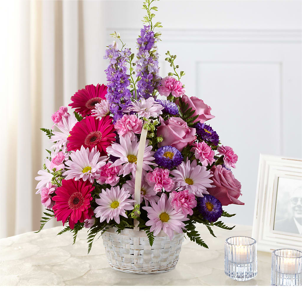 Pastel Peace Basket – My Florist, Calgary AB