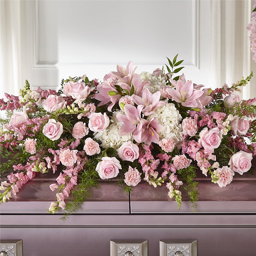 Life & Remembrance Casket Spray – My Florist, Calgary AB