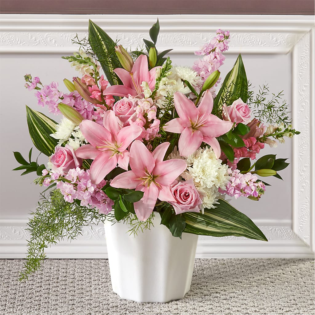Simply Serene Floor Basket – My Florist, Calgary AB