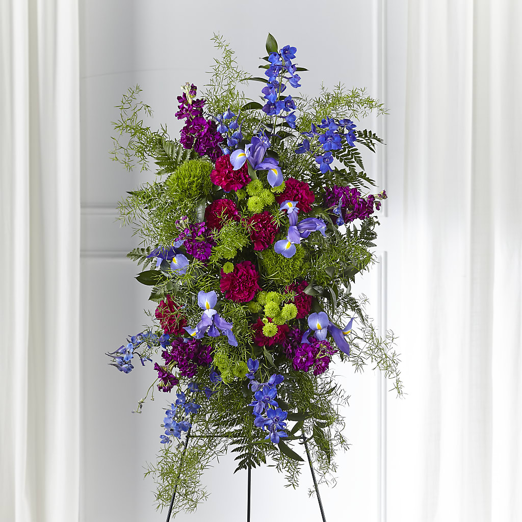 Heavenly Skies Standing Spray – My Florist, Calgary AB
