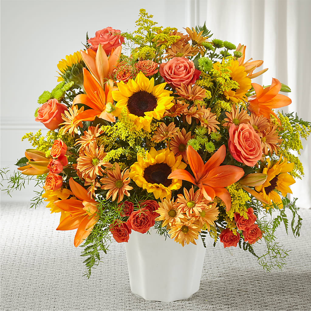 Harvest Thoughts Floor Basket – My Florist, Calgary AB