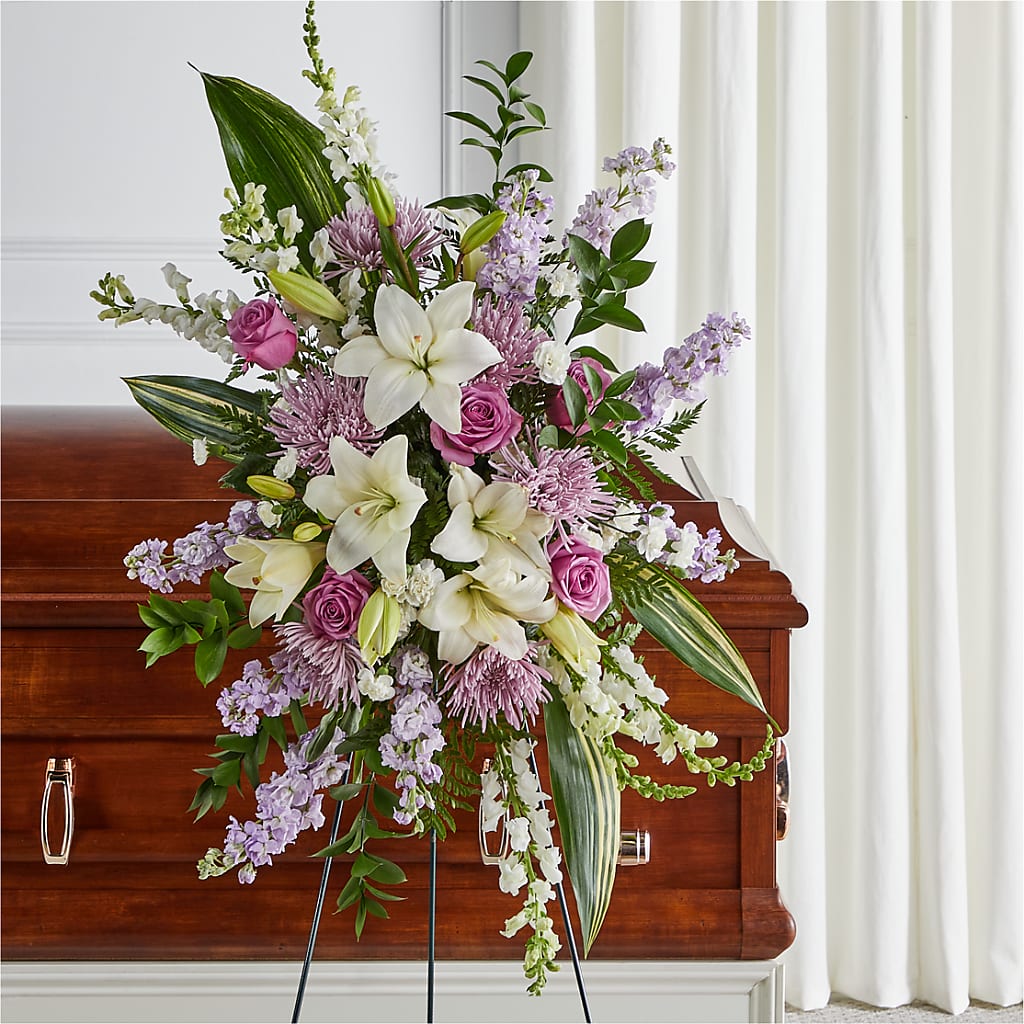 Grateful Hearts Standing Spray – My Florist, Calgary AB