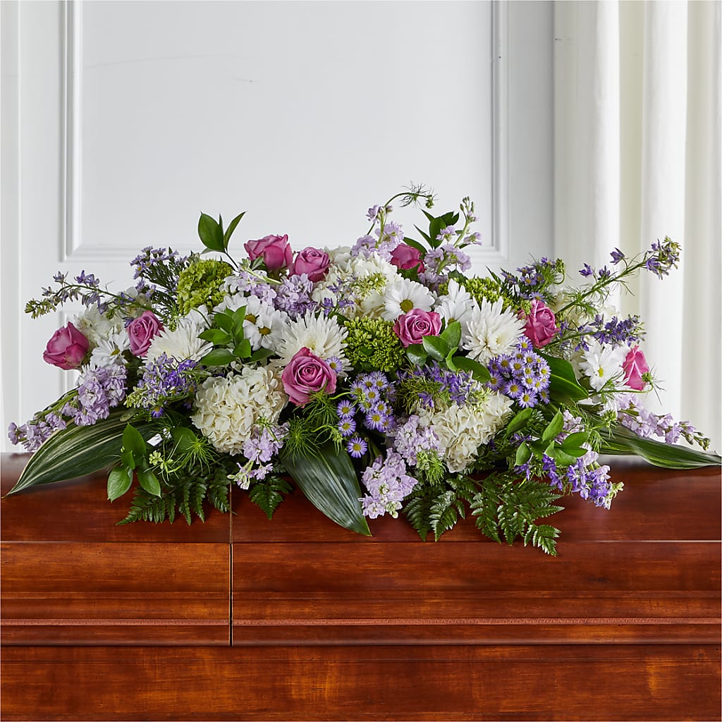 Meadows of Serenity Casket Spray – My Florist, Calgary AB