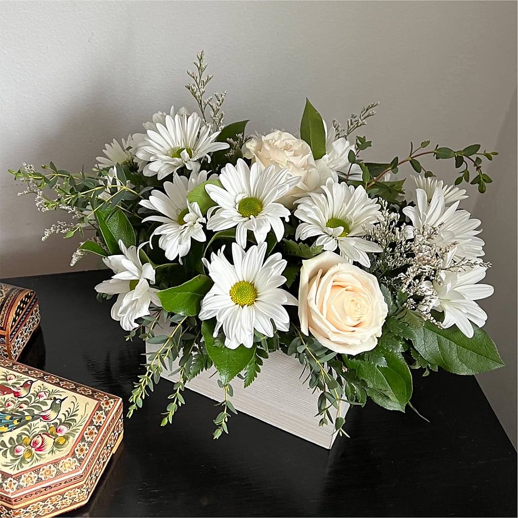 Fresh Linen Box Bouquet –  My Florist, Calgary AB