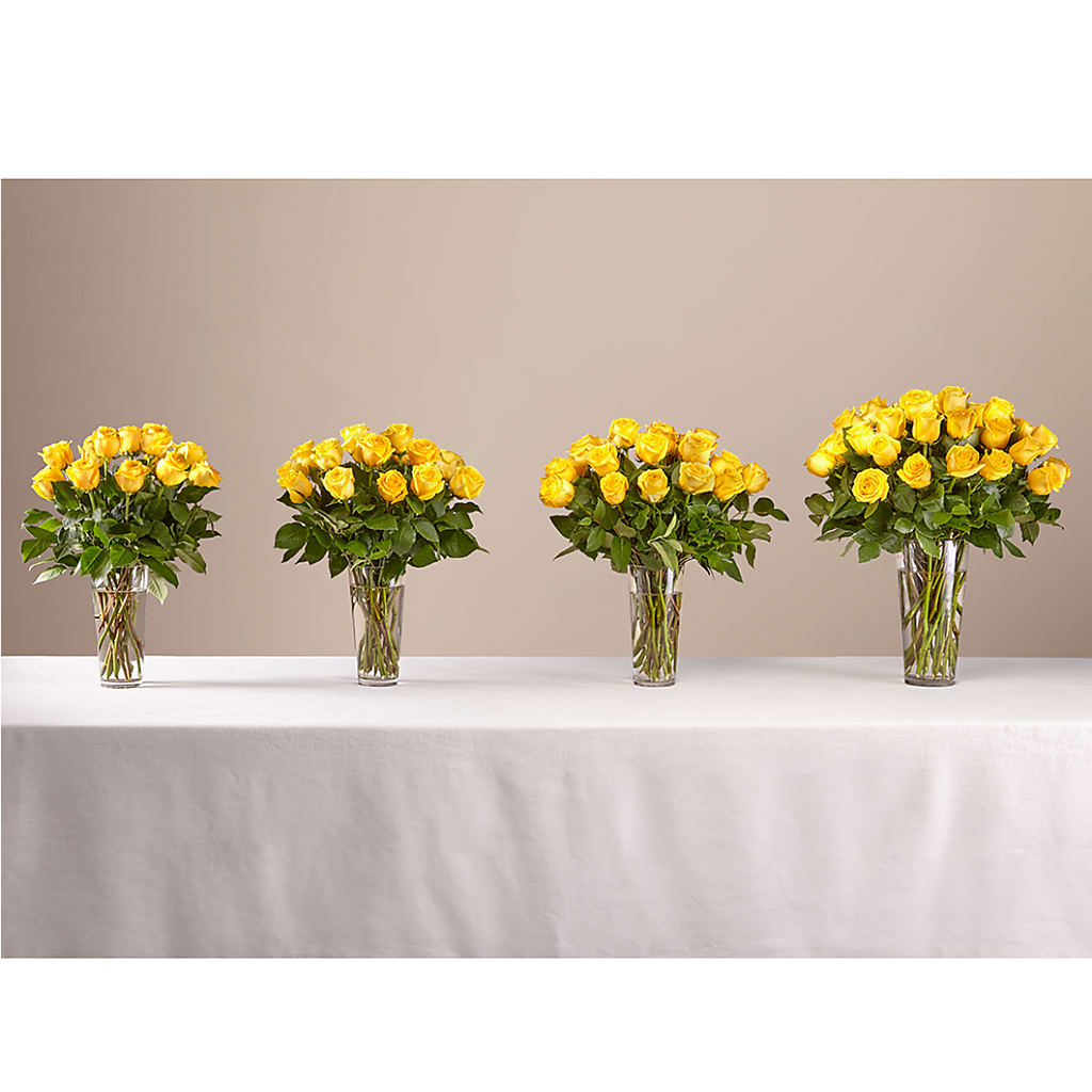 Long Stem Yellow Rose Bouquet –  My Florist, Calgary AB