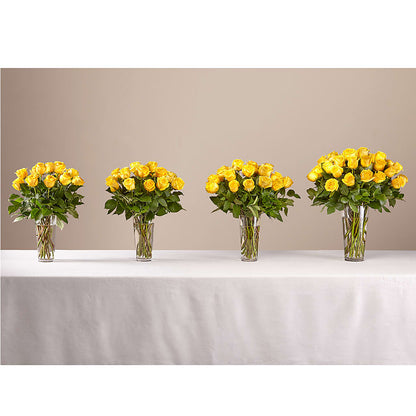 Long Stem Yellow Rose Bouquet –  My Florist, Calgary AB