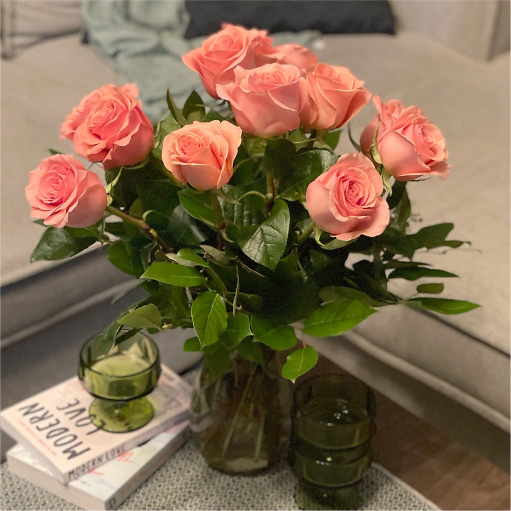Long Stem Pink Rose Bouquet –  My Florist, Calgary AB