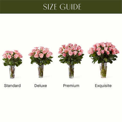 Long Stem Pink Rose Bouquet –  My Florist, Calgary AB