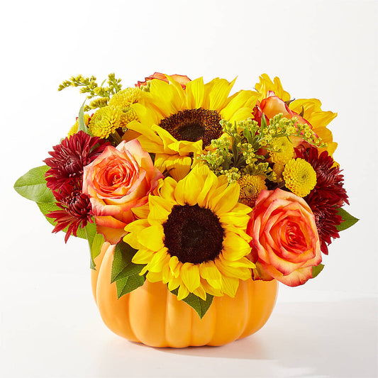 Golden Gourd Pumpkin Bouquet –  My Florist, Calgary AB