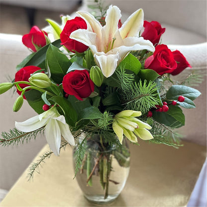 Sparkling Snowflakes Bouquet –  My Florist, Calgary AB