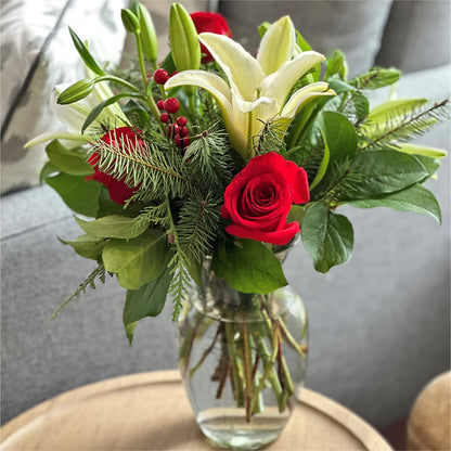 Sparkling Snowflakes Bouquet –  My Florist, Calgary AB