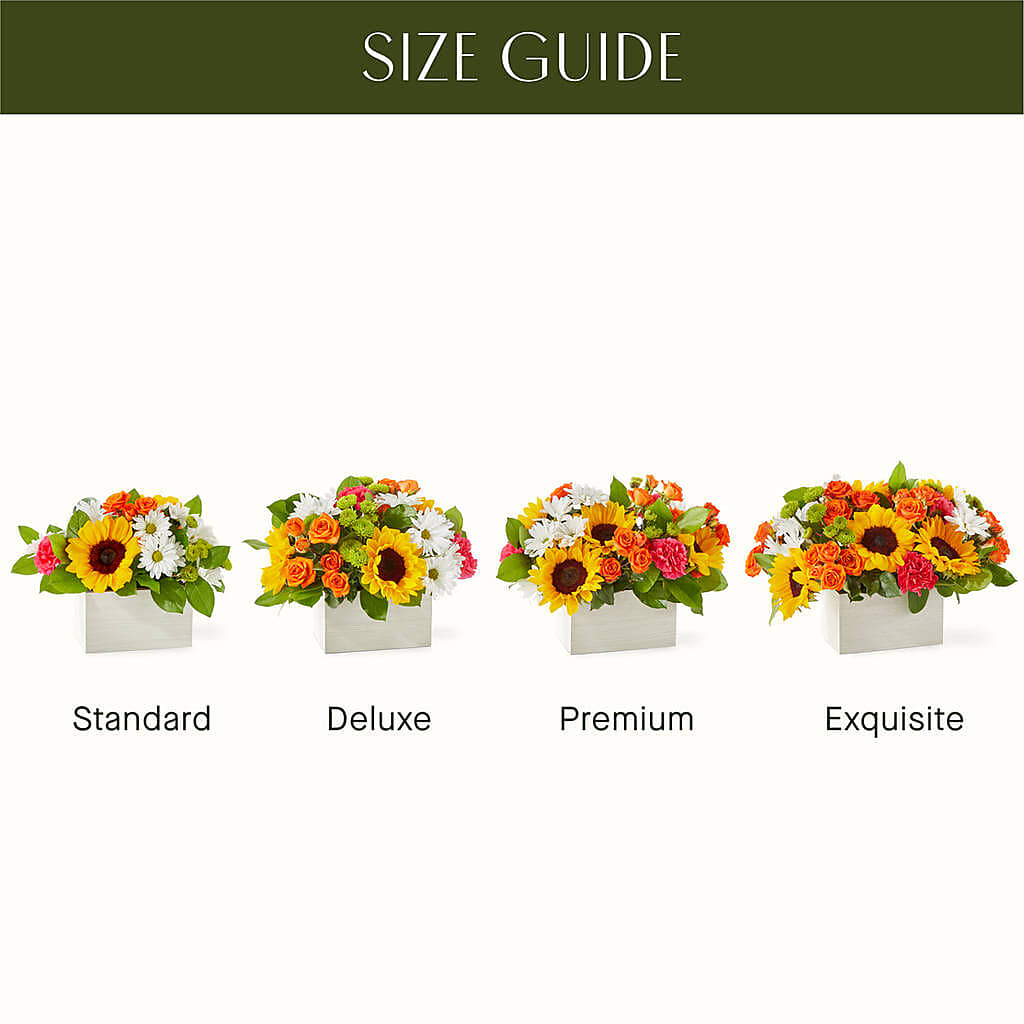Sun-drenched Blooms Box Bouquet –  My Florist, Calgary AB