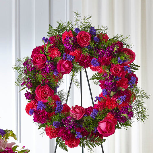 Calming Colors Wreath –  My Florist, Calgary AB